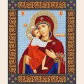 Набор для вышивания бисером ЗОЛОТОЕ РУНО Образ "Икона Божией Матери "Феодоровская"